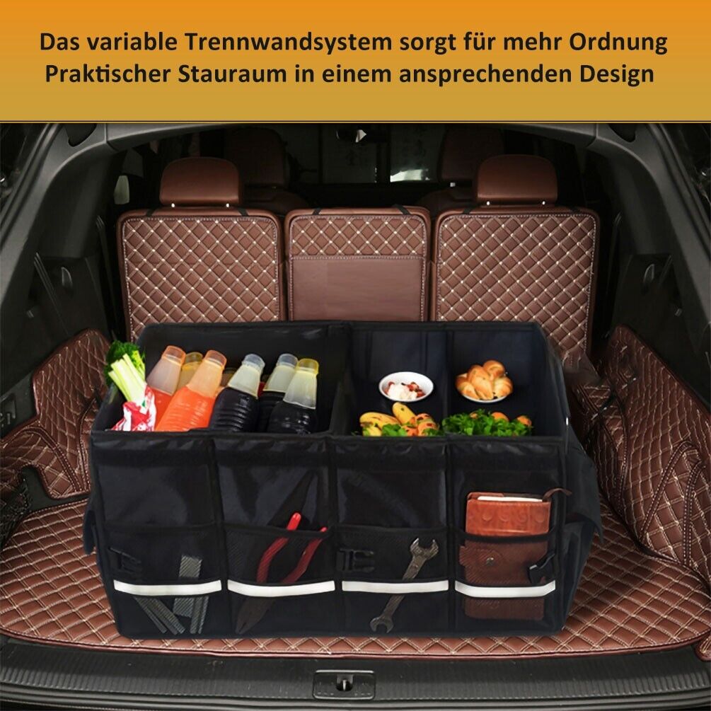 ODIXO Premium faltbare Aufbewahrungsbox mit Deckel Faltbox Box Klapp Kiste KFZ Reise Tasche 66L 50033 ODIXO Premium faltbare Aufbewahrungsbox mit Deckel Faltbox Box Klapp Kiste KFZ Reise Tasche 66L 50033