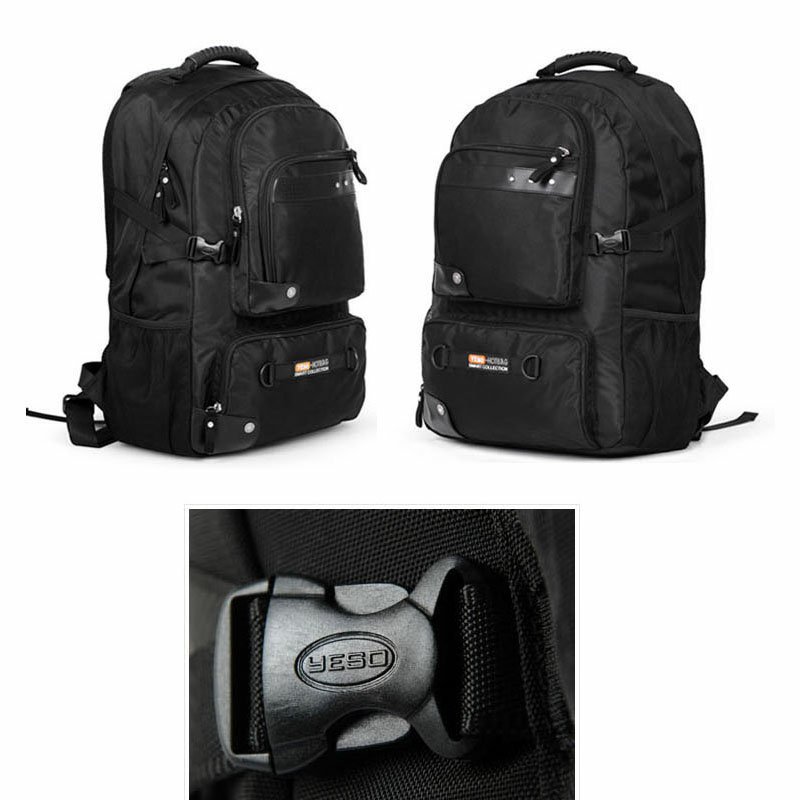 Yeso Outmaster Herren Outdoor Rucksack mit Notebookfach 14 Zoll Y2237 Schwarz