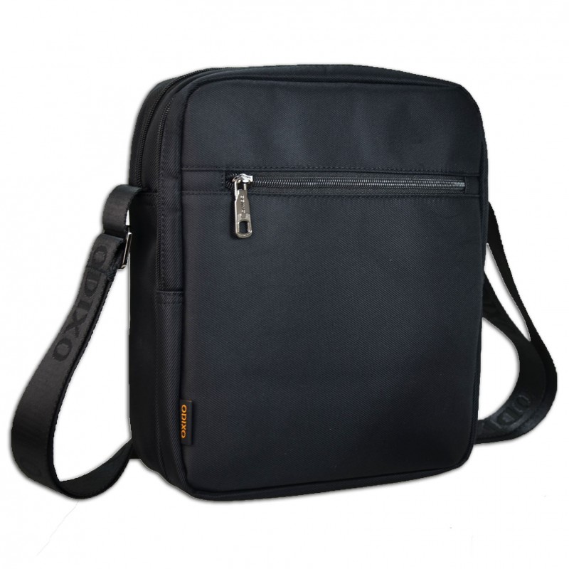 ODIXO Herren Umhängetasche Messenger Bag Schwarz B229-1 Comfort Edition