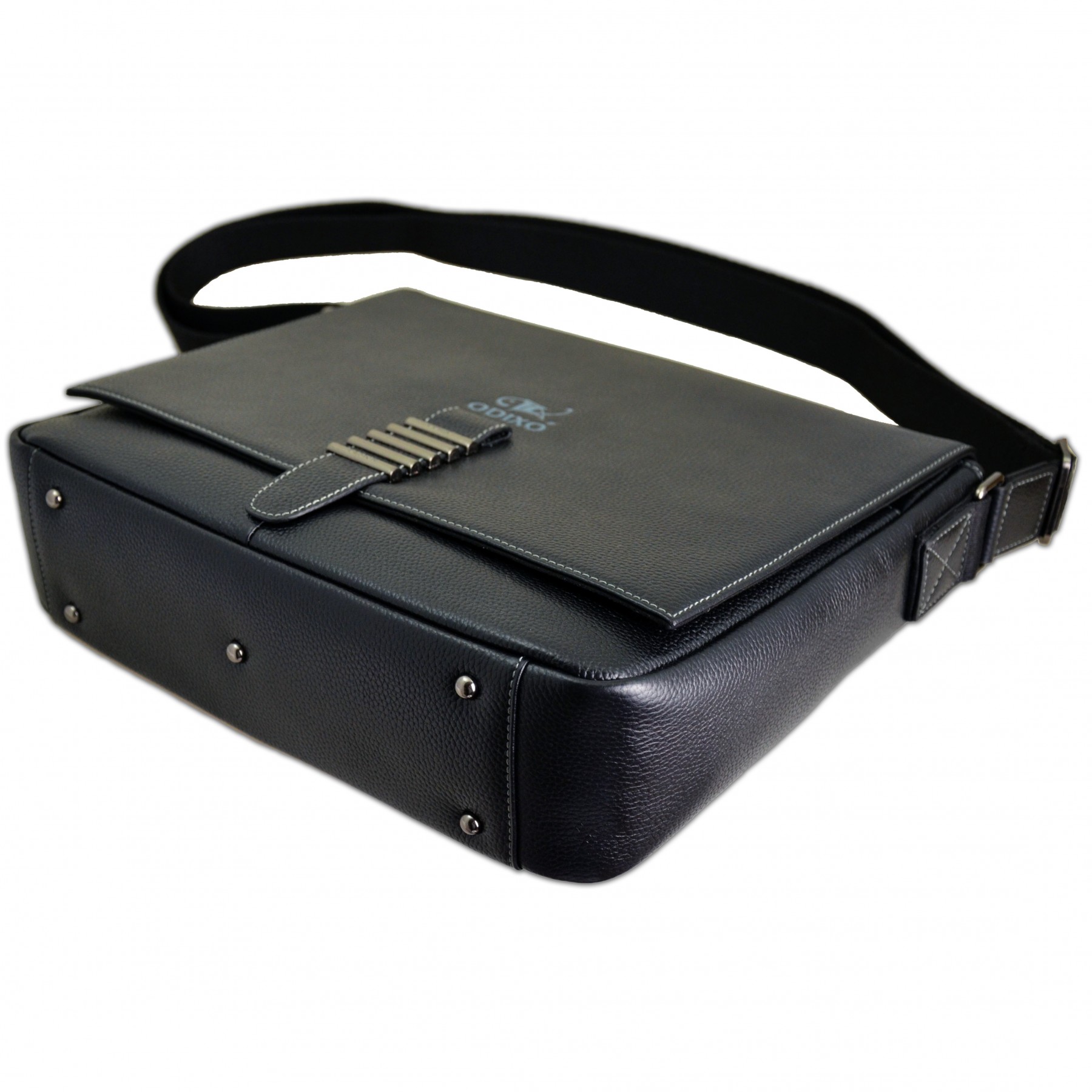 ODIXO Herren Umhängetasche Messenger Bag Schwarz Echtleder B2932-1 ODIXO Herren Umhängetasche Messenger Bag Schwarz Echtleder B2932-1