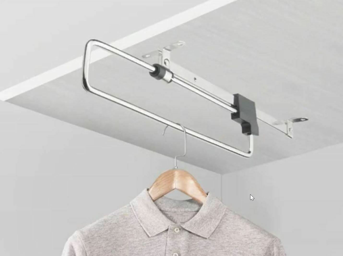 2er Set Ausziehbare Einbau Kleider Stange aus Metall für z.B. Kleiderbügel Hosen 45 cm 2er Set Ausziehbare Einbau Kleider Stange aus Metall für z.B. Kleiderbügel Hosen 45 cm