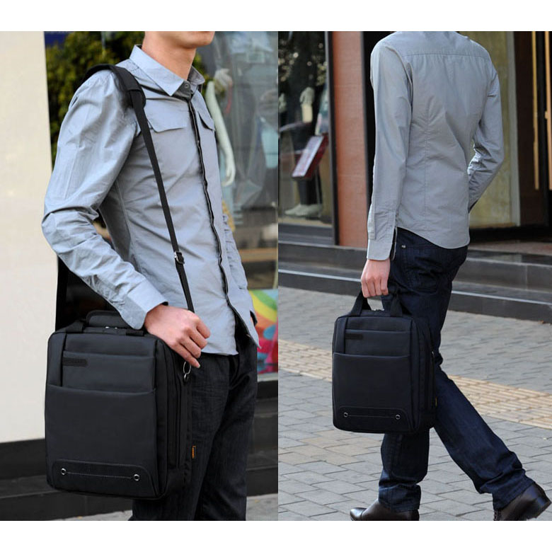 ODIXO Herren Umhängetasche Messenger Bag Aktentasche Schwarz BM2103-1 ODIXO Herren Umhängetasche Messenger Bag Aktentasche Schwarz BM2103-1