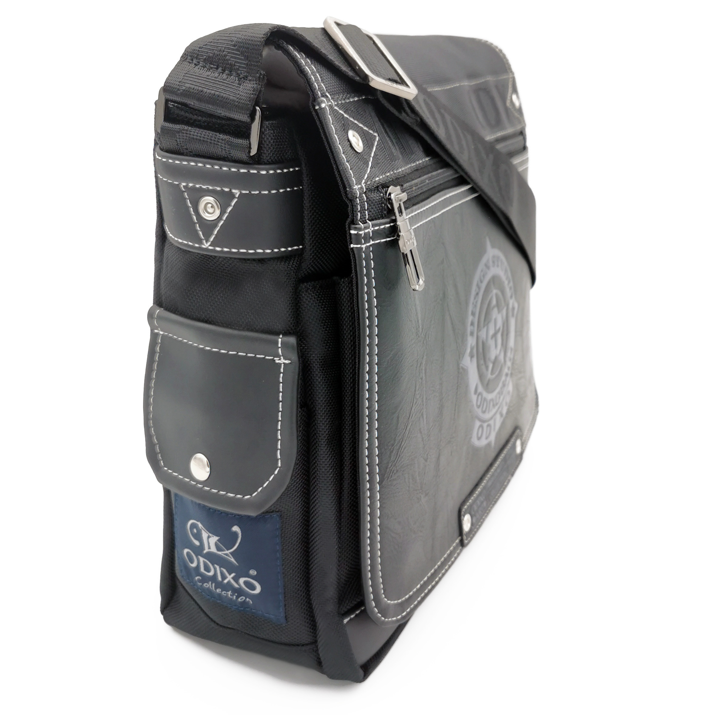 15645581715469 ODIXO Herren Umhängetasche Messenger Bag Schwarz B2502-1