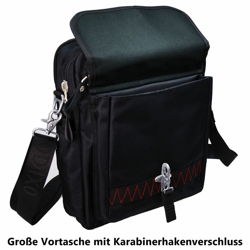 ODIXO Herren Umhängetasche Aktentasche Messenger Bag Schwarz BM2105-1 ODIXO Herren Umhängetasche Aktentasche Messenger Bag Schwarz BM2105-1