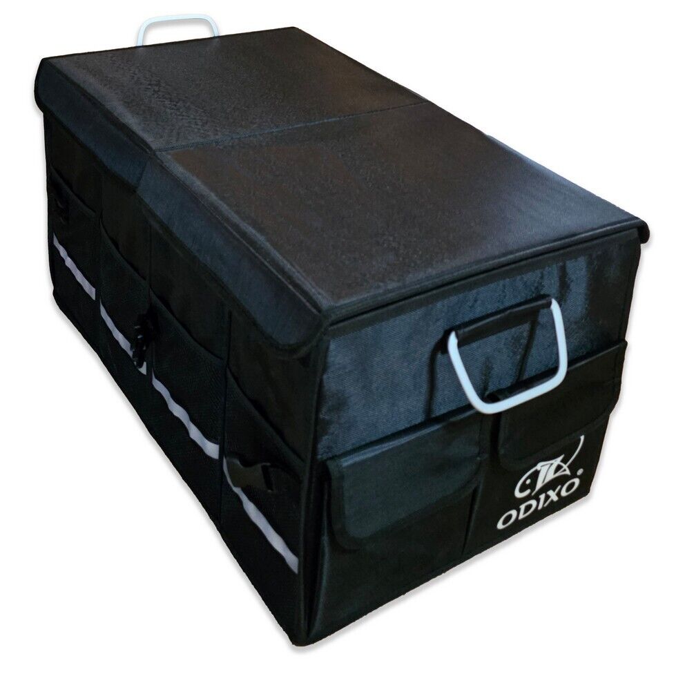 ODIXO Premium faltbare Aufbewahrungsbox mit Deckel Faltbox Box Klapp Kiste KFZ Reise Tasche 66L 50033 ODIXO Premium faltbare Aufbewahrungsbox mit Deckel Faltbox Box Klapp Kiste KFZ Reise Tasche 66L 50033