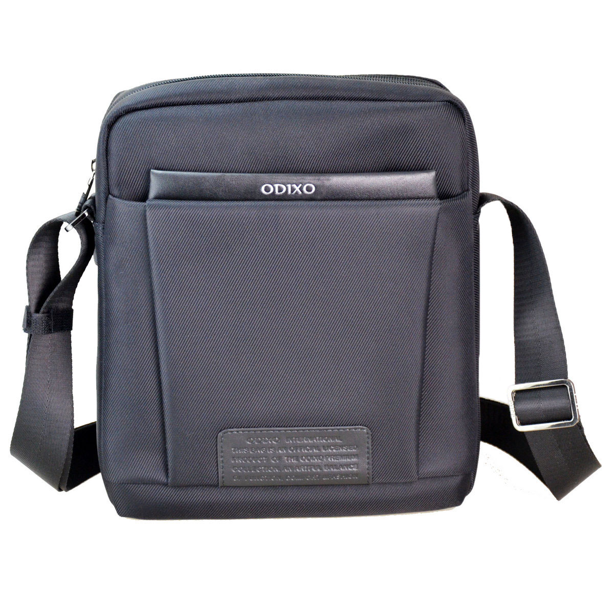 ODIXO Herren Umhängetasche Messenger Bag Schwarz B2169-1 Comfort Edition