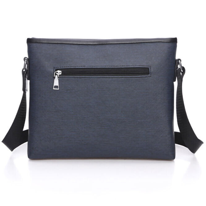 Damen Tagestasche Tasche Umhängetasche Schultertasche Kunstleder Dunkel Navy Neu