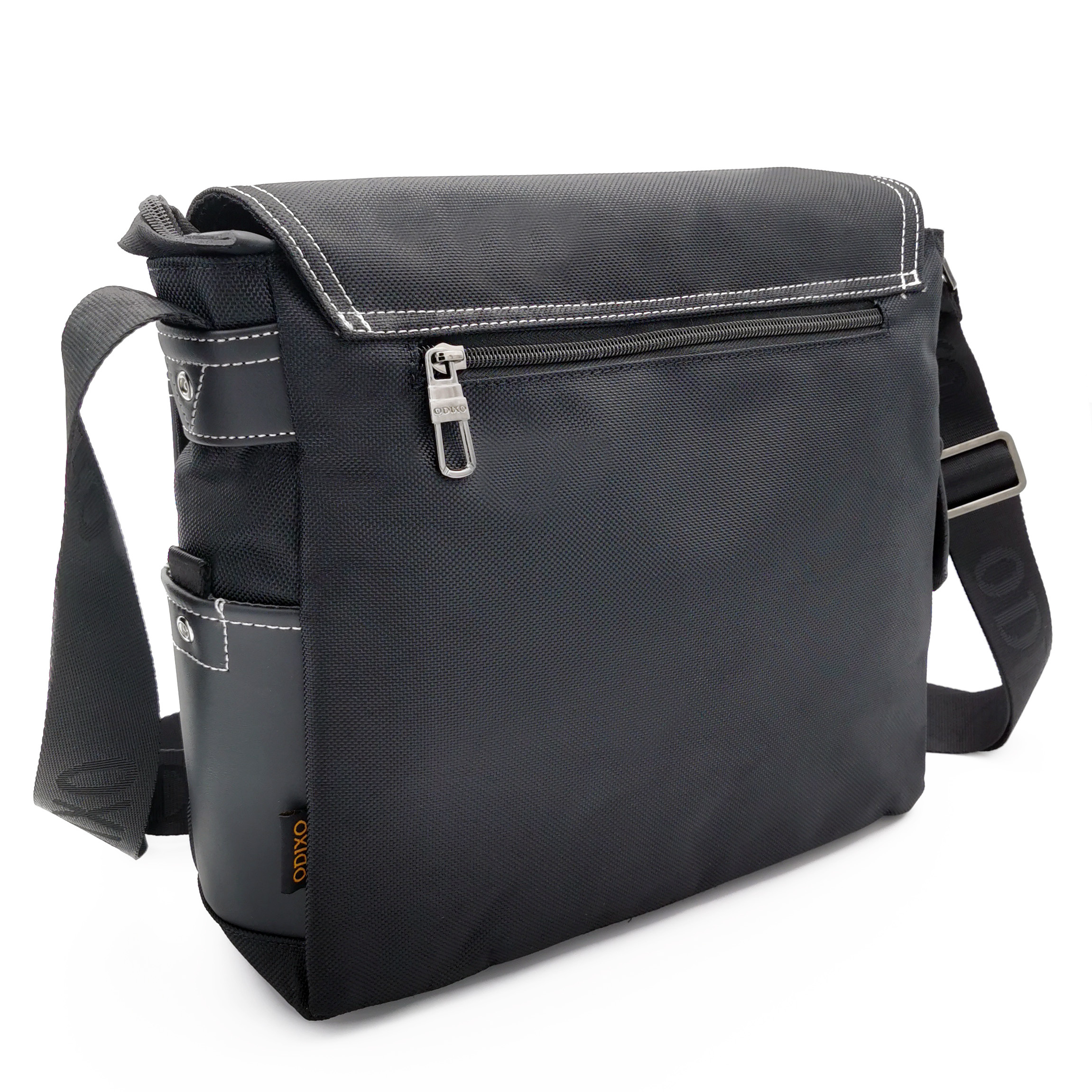 ODIXO Herren Umhängetasche Messenger Bag Schwarz B2502-1