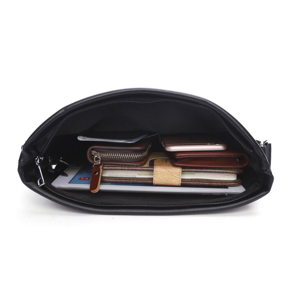 Damen Tagestasche Tasche Umhängetasche Schultertasche Kunstleder Dunkel Navy Neu Damen Tagestasche Tasche Umhängetasche Schultertasche Kunstleder Dunkel Navy Neu