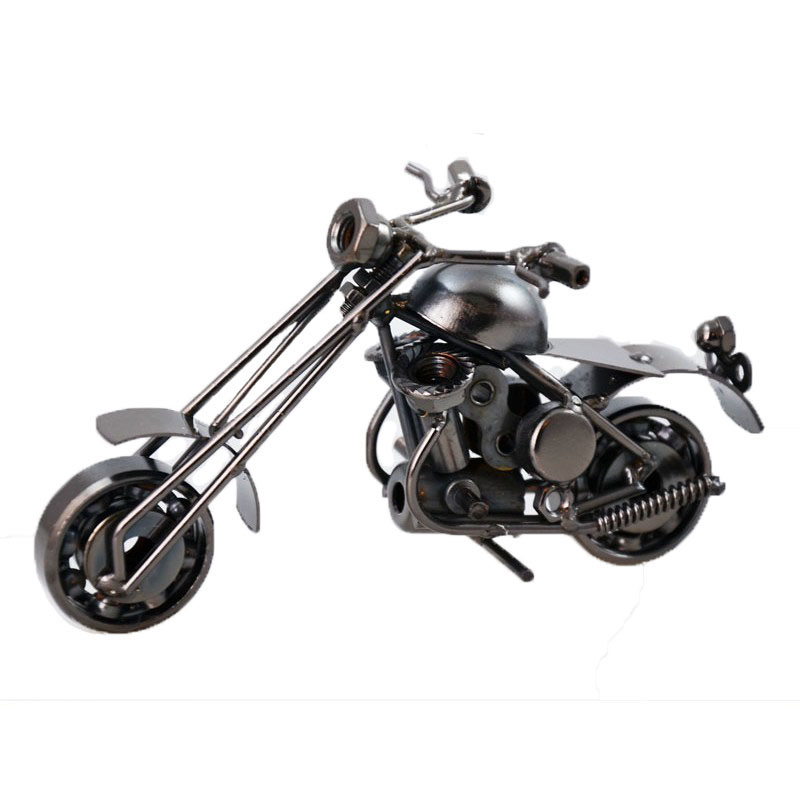 13704314525185 Dekoratives fertiges Modell-Motorrad aus Metall