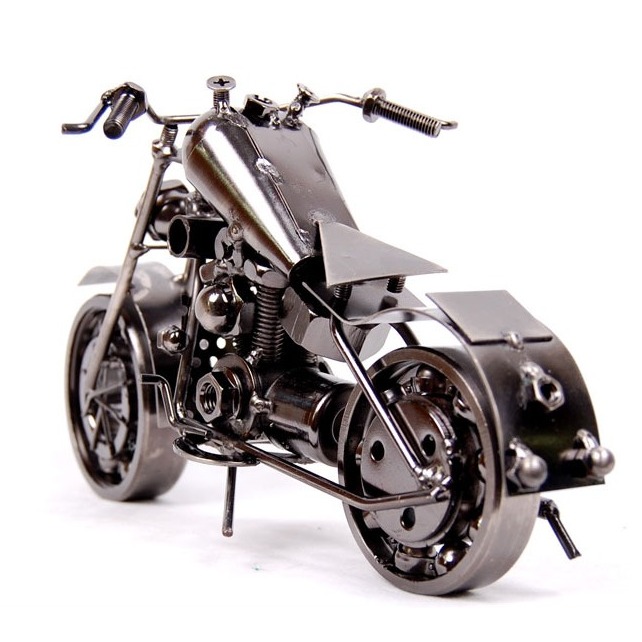 Fertiges Modell-Motorrad aus Metall in Größe XL