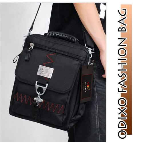 ODIXO Herren Umhängetasche Aktentasche Messenger Bag Schwarz BM2105-1