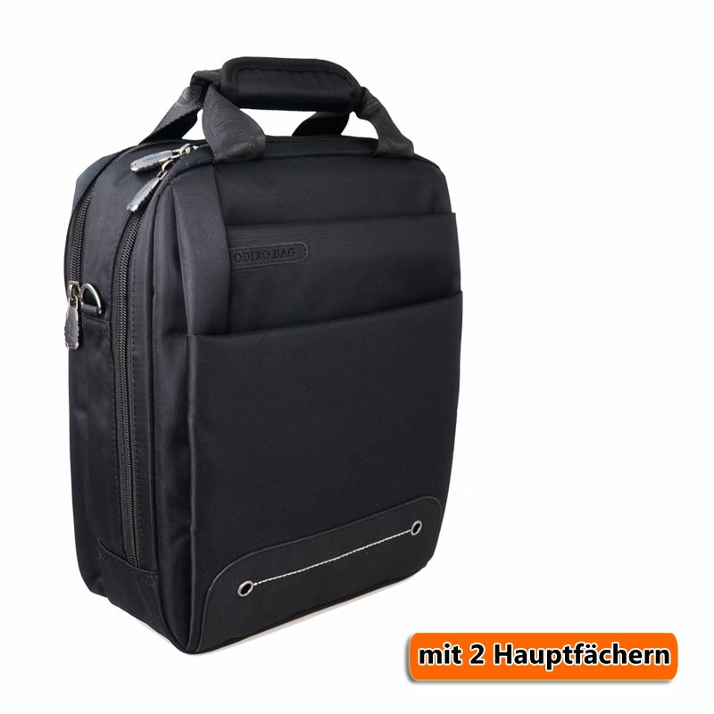 ODIXO Herren Umhängetasche Messenger Bag Aktentasche Schwarz BM2103-1 ODIXO Herren Umhängetasche Messenger Bag Aktentasche Schwarz BM2103-1
