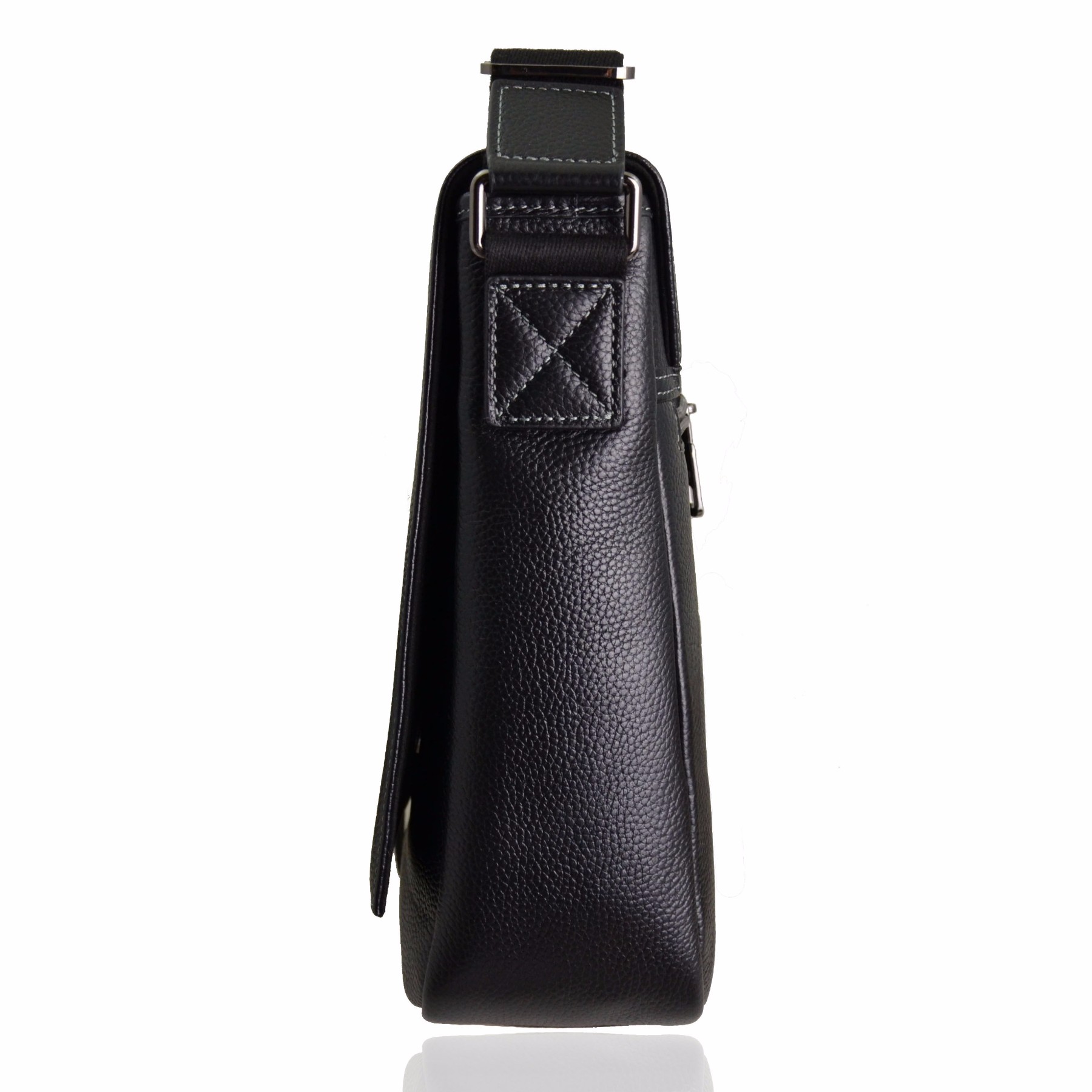 ODIXO Herren Umhängetasche Messenger Bag Schwarz Echtleder B2932-1 ODIXO Herren Umhängetasche Messenger Bag Schwarz Echtleder B2932-1