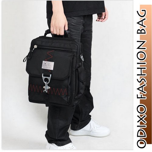 ODIXO Herren Umhängetasche Aktentasche Messenger Bag Schwarz BM2105-1