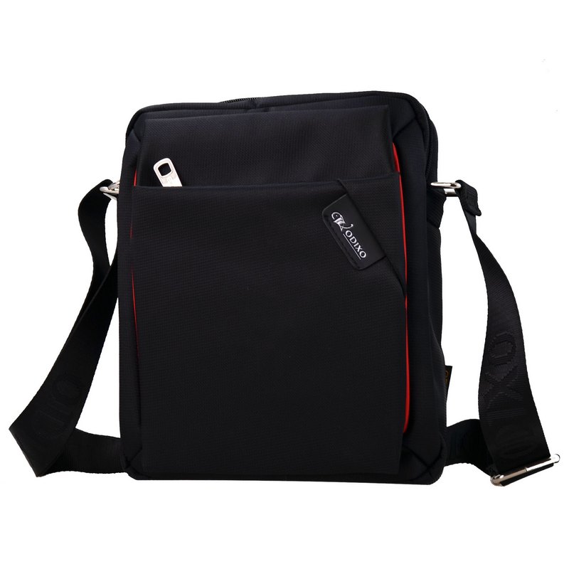 ODIXO Herren Umhängetasche Schultertasche Messenger Bag BM2107-1 Schwarz