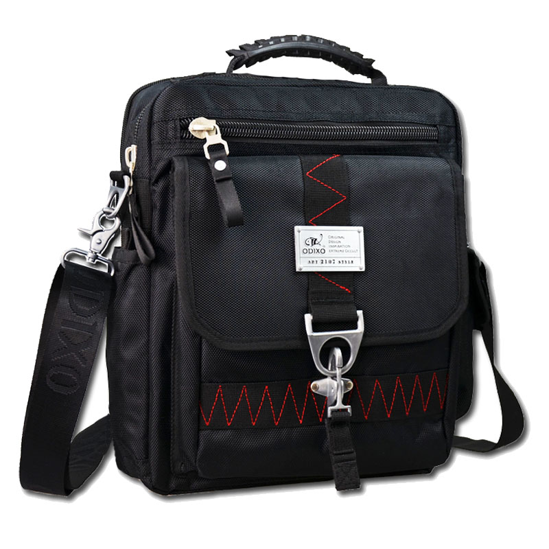 ODIXO Herren Umhängetasche Aktentasche Messenger Bag Schwarz BM2105-1 ODIXO Herren Umhängetasche Aktentasche Messenger Bag Schwarz BM2105-1